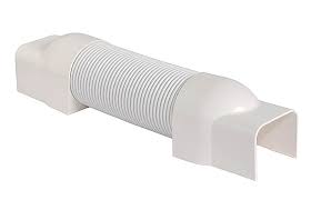 VECAMCO 9802-118-08 Mango flexible para canal 90x65 blanco